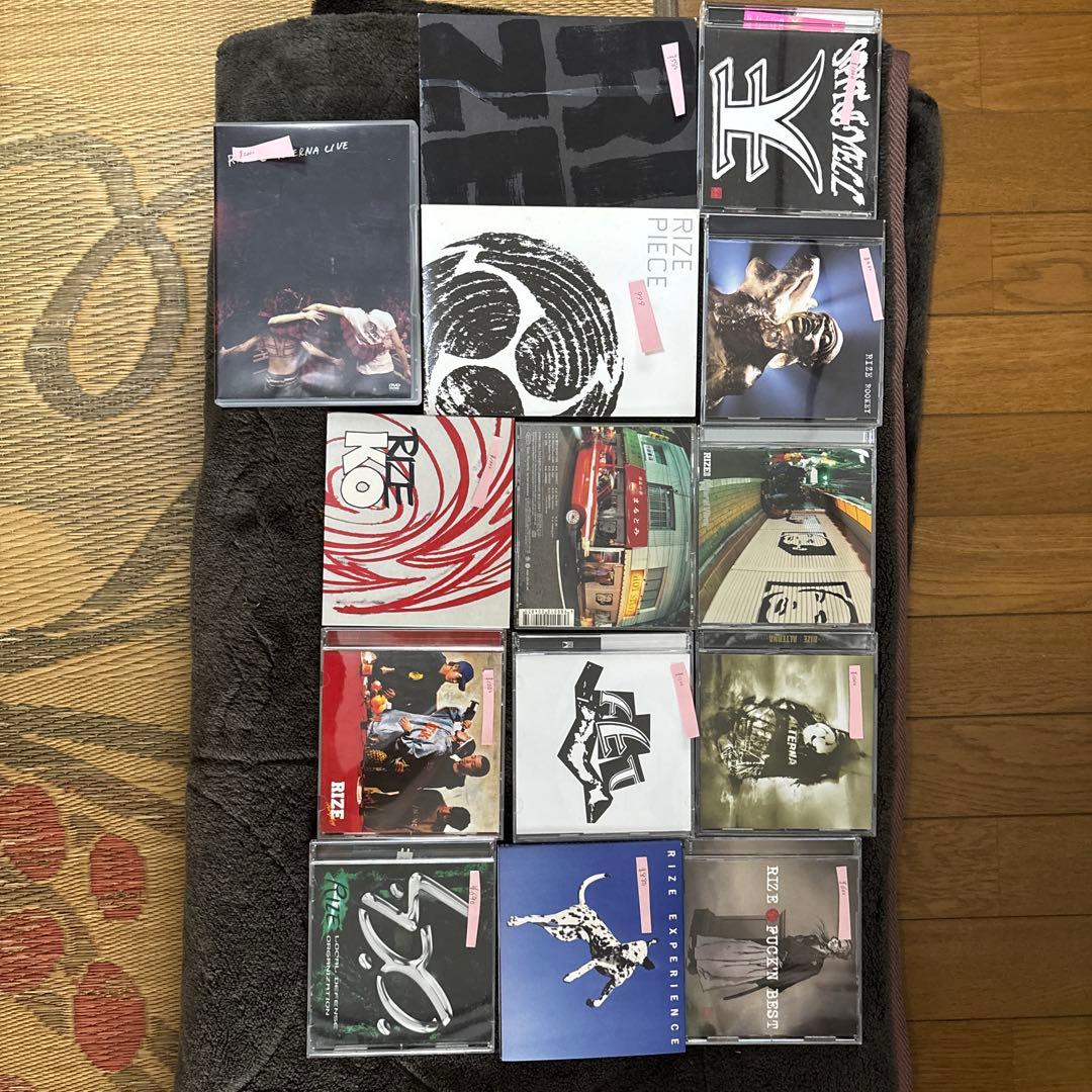 RIZE アルバム CD DVD 14枚　1枚だぶり