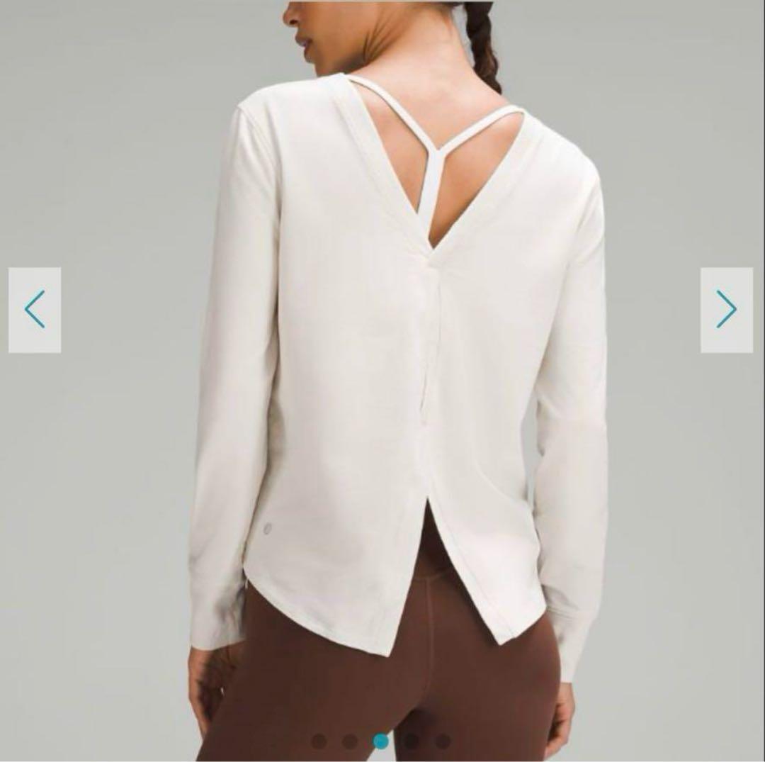 ルルレモン Twist–Back French Terry Pullover