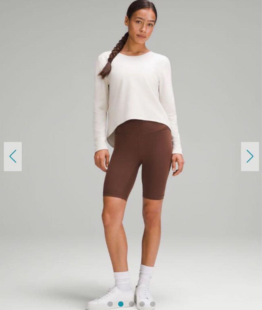 ルルレモン Twist–Back French Terry Pullover