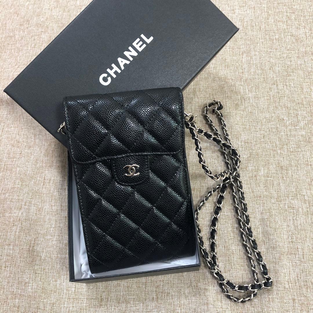 VIP限定 ノベルティ CCロゴ スマホショルダーポーチ ブラック