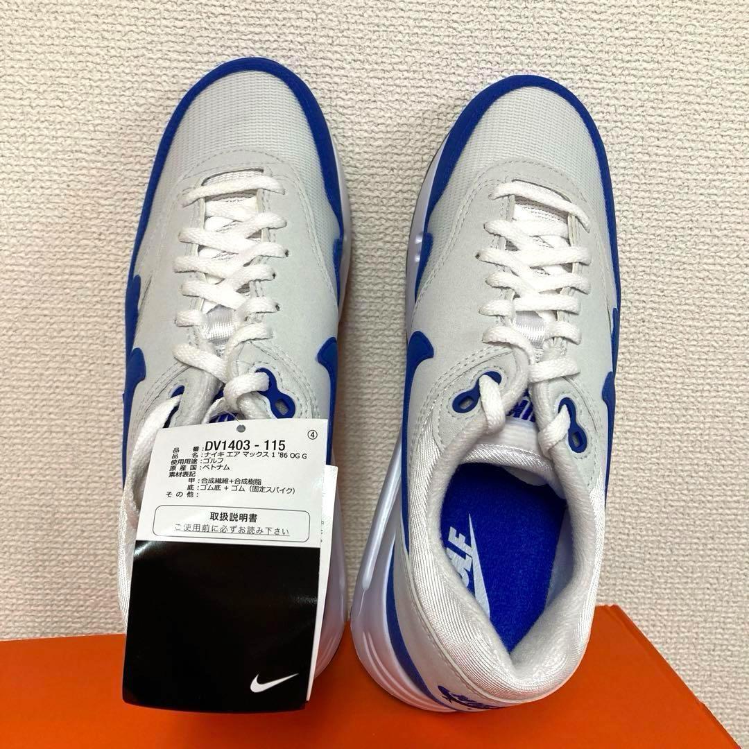 新品 27.5cm ナイキ エア マックス 1 '86 OG GOLF シューズ