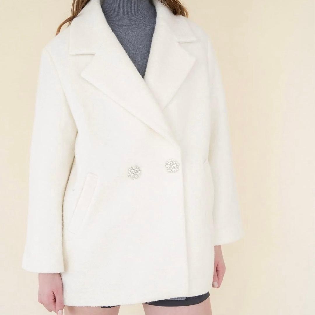 ジャケット・アウター Acka over wool jacket ivory