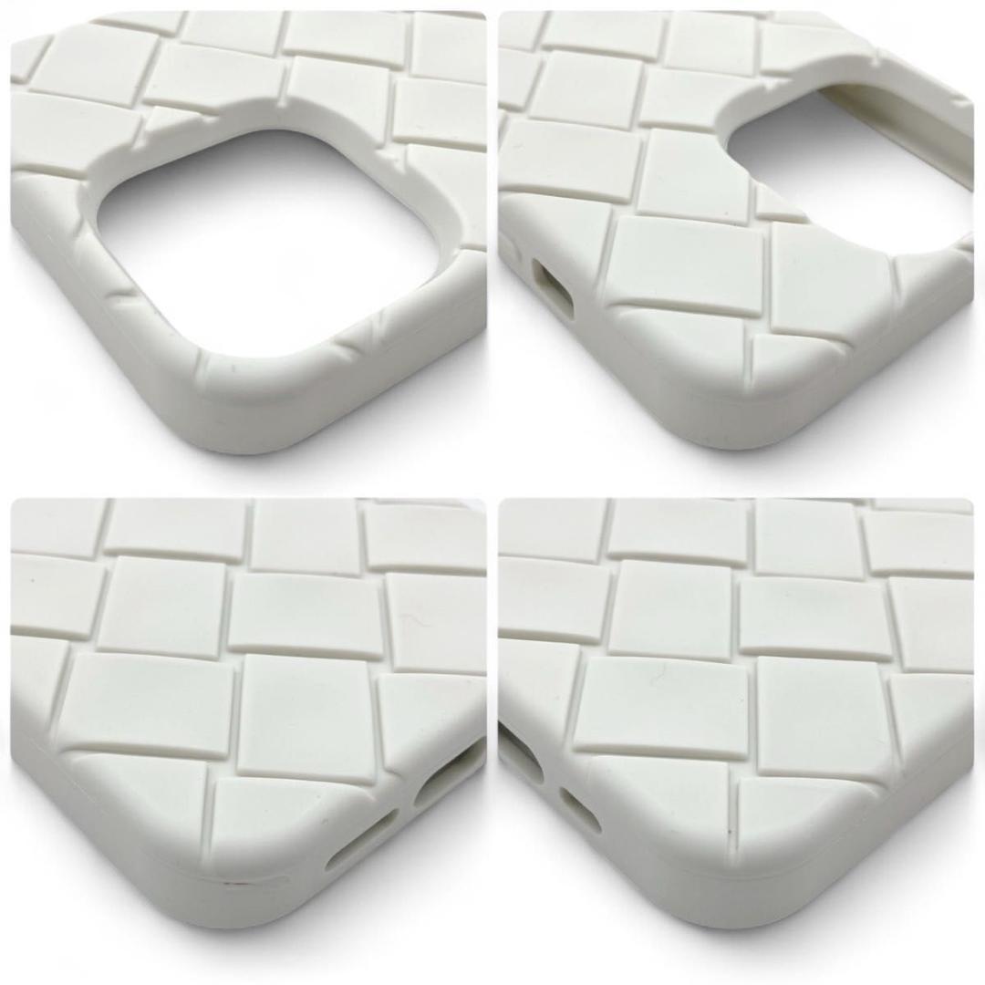 未使用級✨BOTTEGA VENETA　iPhone13Pro ケース　ホワイト