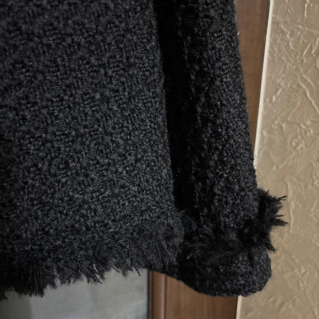 【お値引き不可】アルアバイル　ツイードジャケット　黒　新品