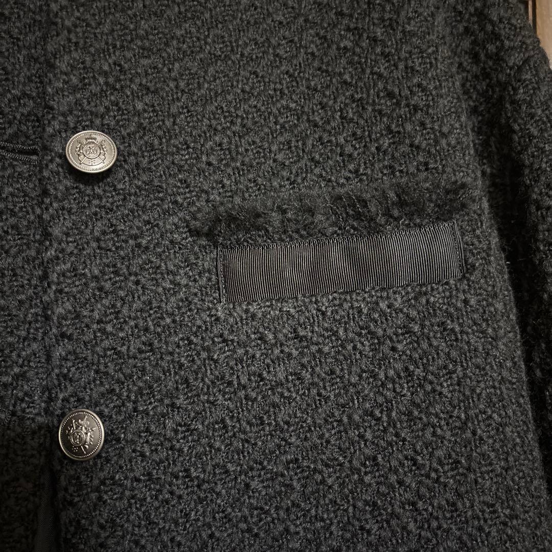 【お値引き不可】アルアバイル　ツイードジャケット　黒　新品