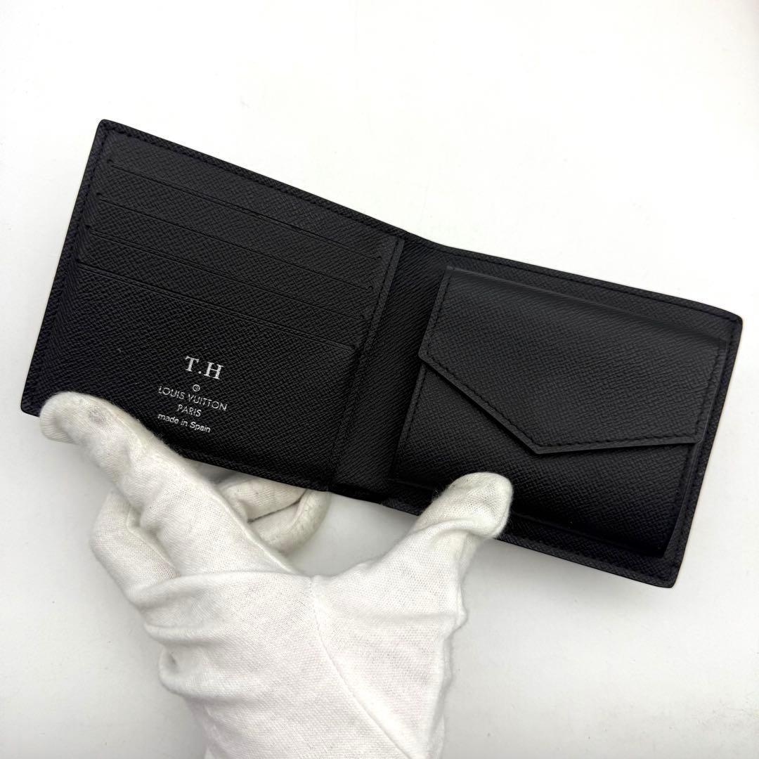 【新品近い】ルイヴィトン ダミエグラフィット ポルトフォイユ マルコ 折り財布