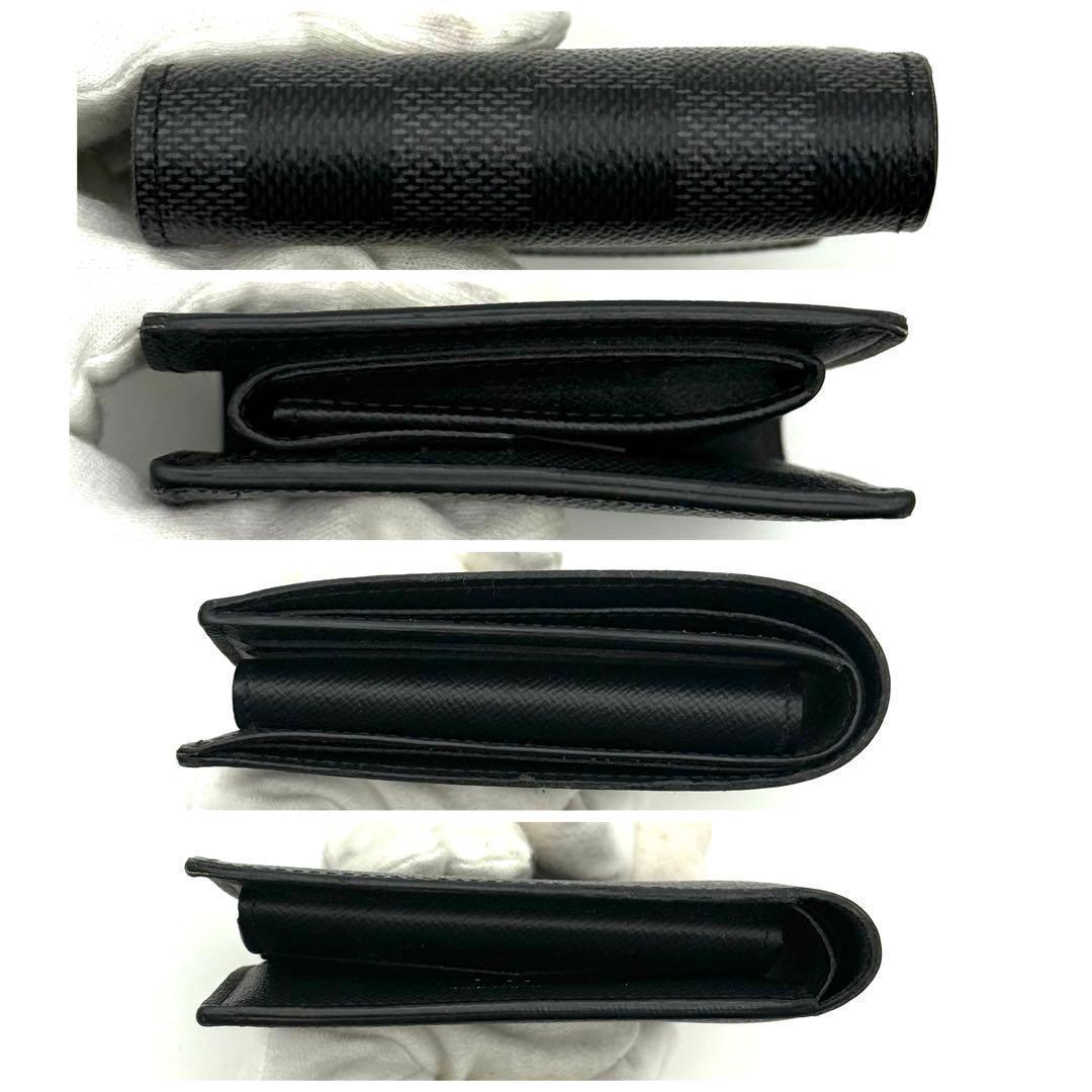 【新品近い】ルイヴィトン ダミエグラフィット ポルトフォイユ マルコ 折り財布