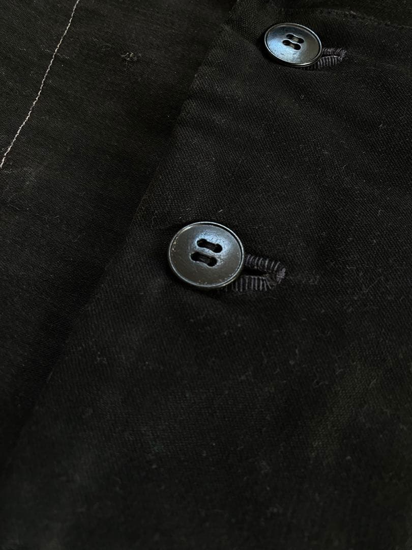 40's ブラックモールスキン　テーラードタイプ