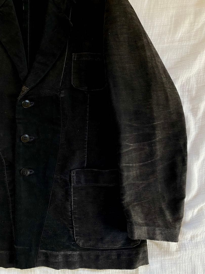 40's ブラックモールスキン　テーラードタイプ