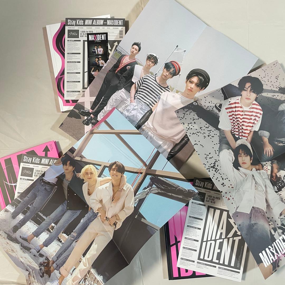 StrayKids アルバム　まとめ売り　トレカ　ポスター　チェックインマイル