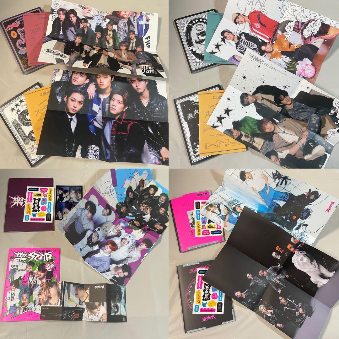 StrayKids アルバム　まとめ売り　トレカ　ポスター　チェックインマイル