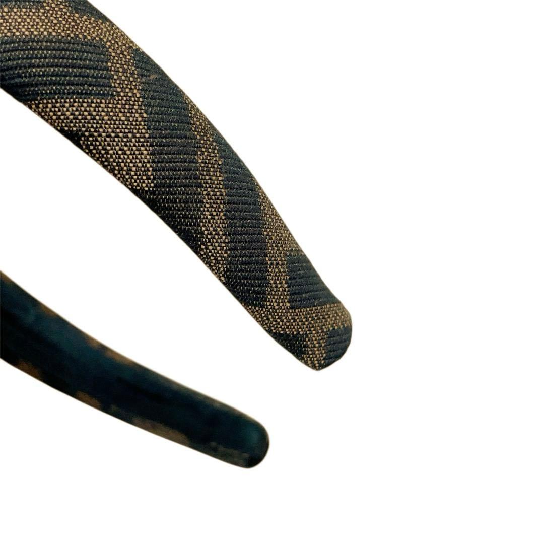 FENDI カチューシャ ヘアバンド ズッカ柄　FFロゴ　m480