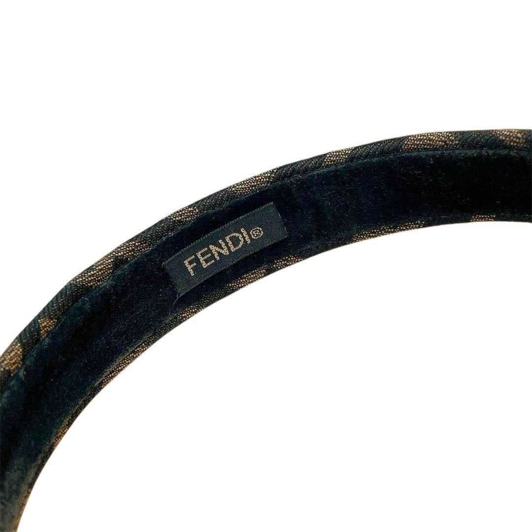 FENDI カチューシャ ヘアバンド ズッカ柄　FFロゴ　m480