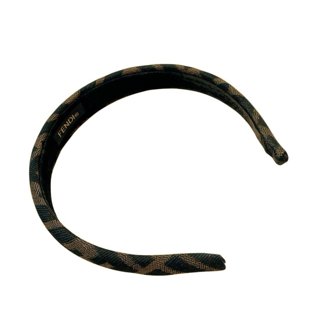FENDI カチューシャ ヘアバンド ズッカ柄　FFロゴ　m480