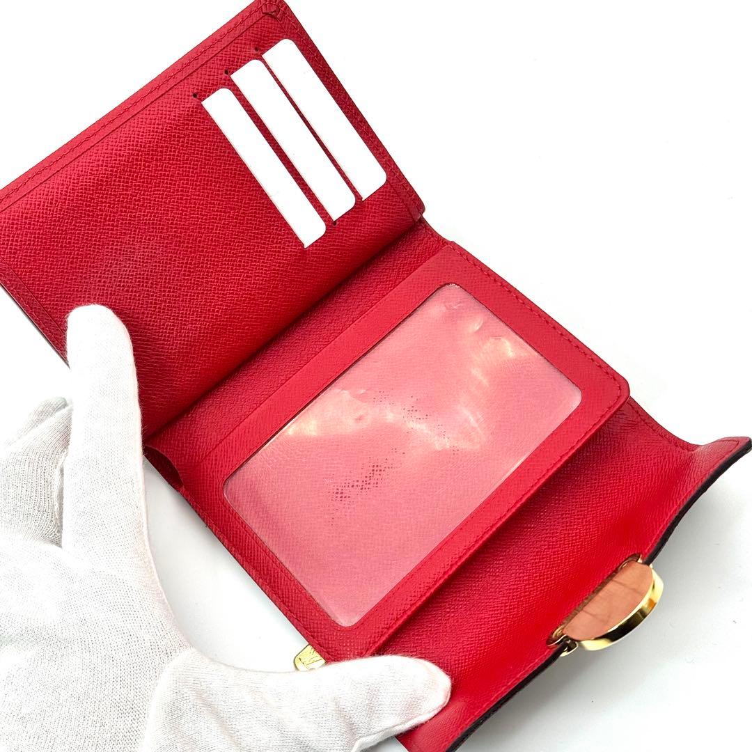 【超美品】 ルイヴィトン ダミエ ポルトフォイユ コアラ カード9枚 三つ折り