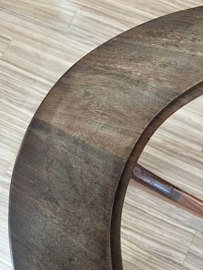 【G-PLAN】　ガラスコーヒーテーブル　オーバル　イギリス家具