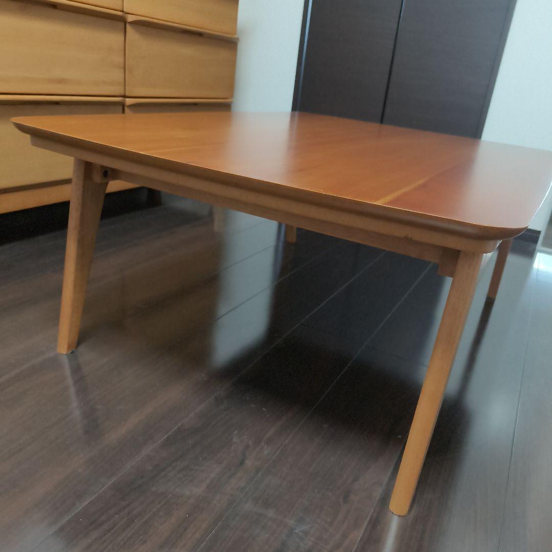 北欧デザイン チェリー材 こたつ ローテーブル 105✕75 アンティーク