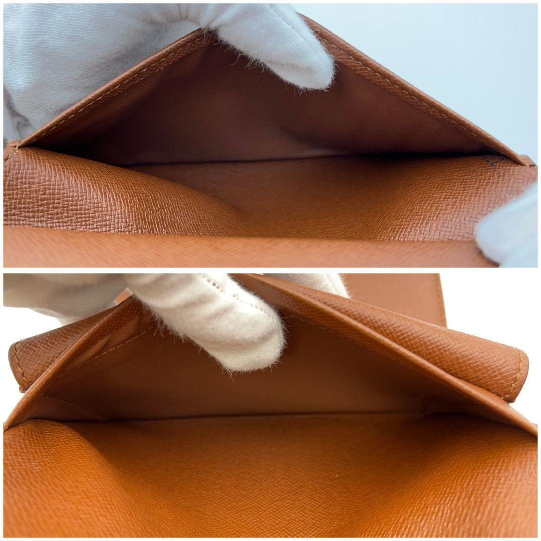 ルイヴィトン モノグラム ポルト トレゾール エテュイ パピエ 三つ折り財布