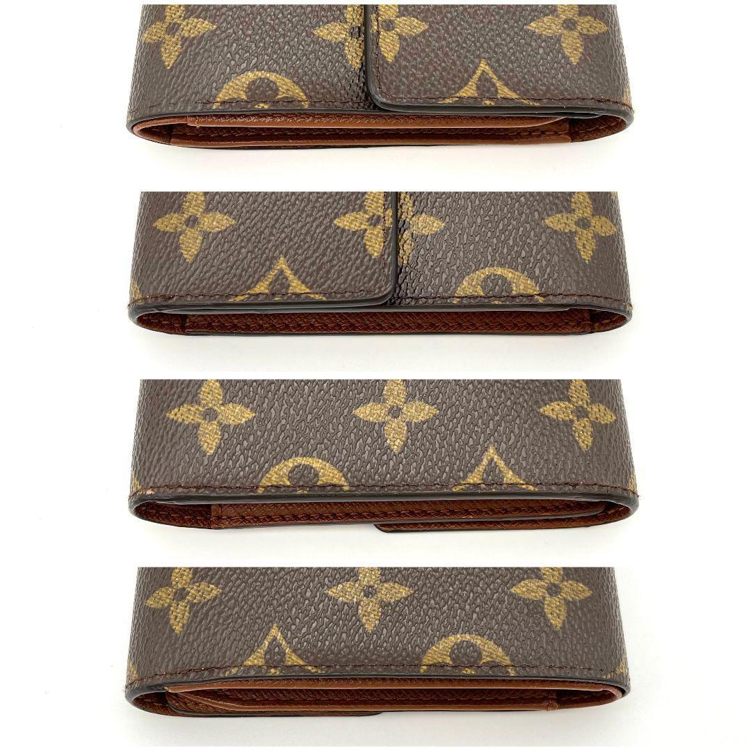 ルイヴィトン モノグラム ポルト トレゾール エテュイ パピエ 三つ折り財布