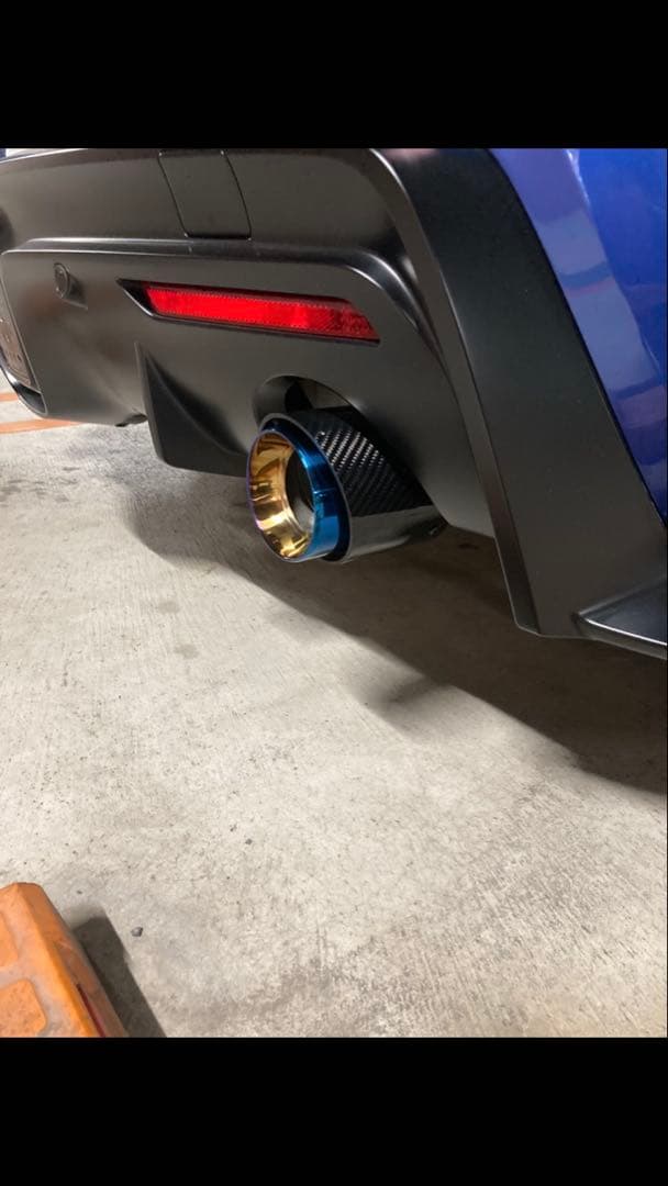 GRスープラ　カーボンマフラーカッター