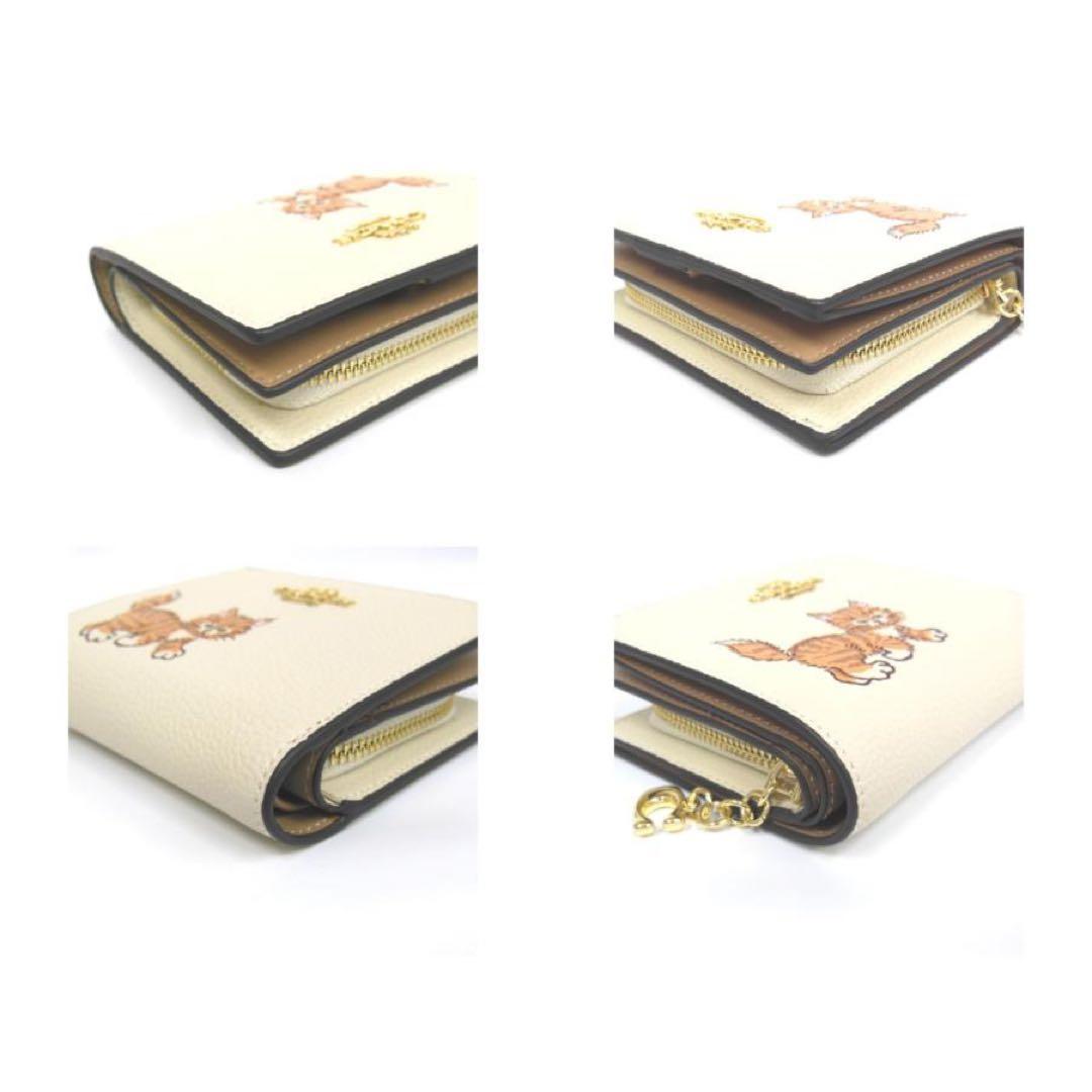 COACH 猫イラスト 二つ折り財布