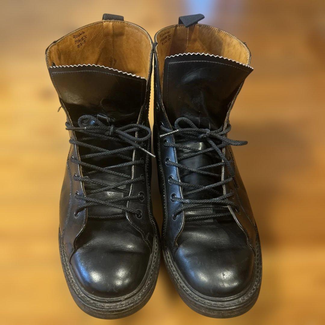 Tricker's ブラックブーツ 8 1/2