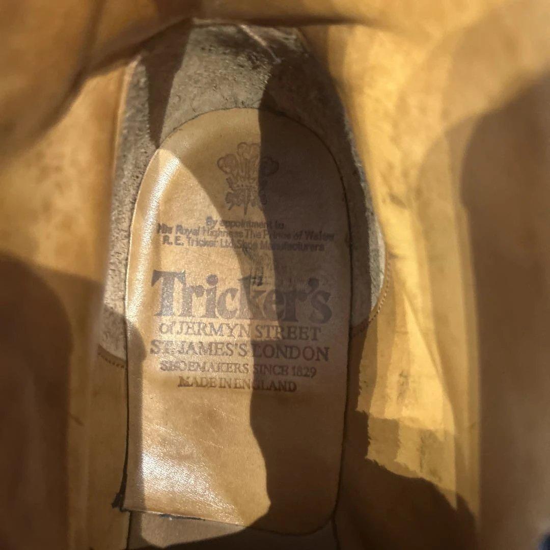 Tricker's ブラックブーツ 8 1/2