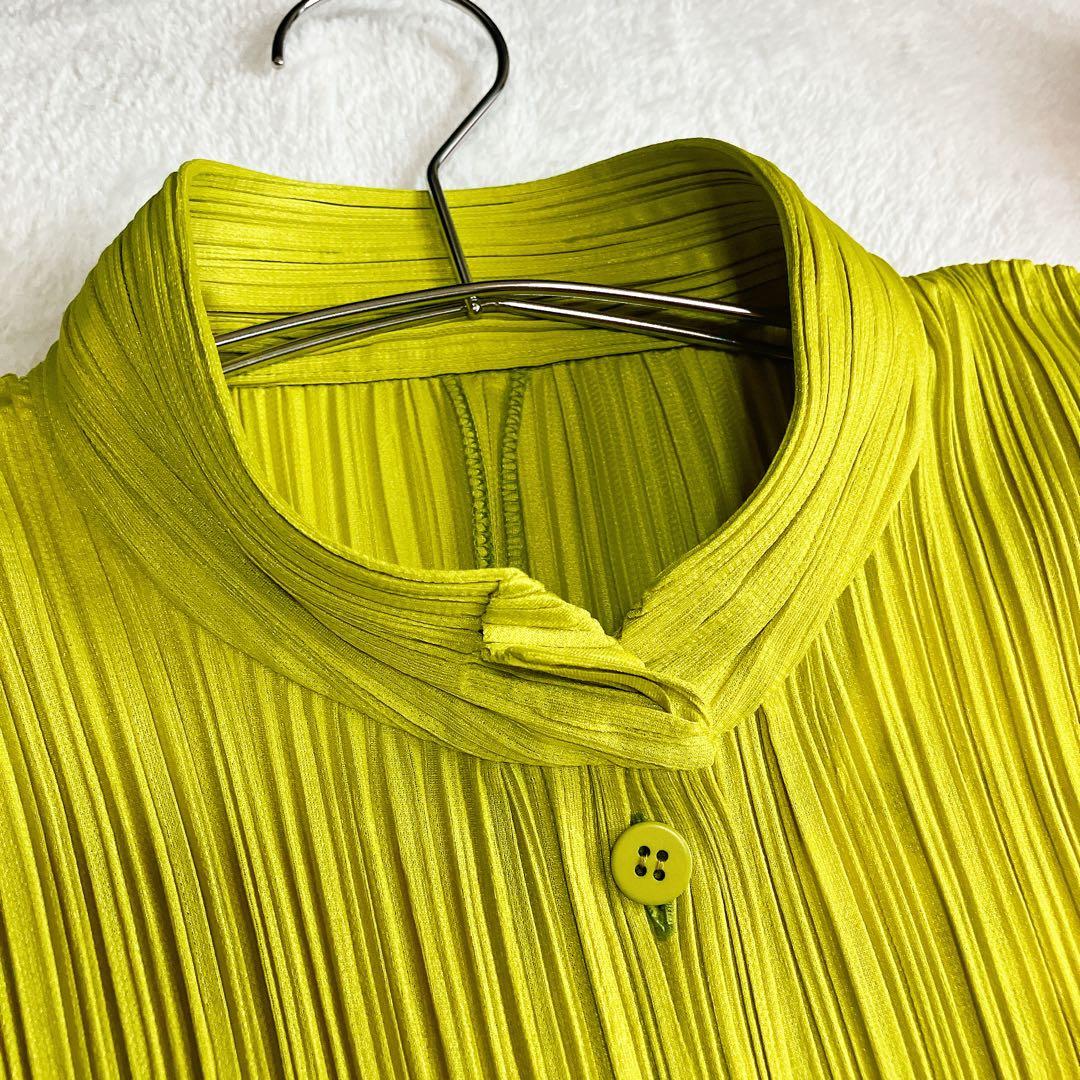 プリーツプリーズ イッセイミヤケ★フレンチスリーブ チュニック シャツワンピース