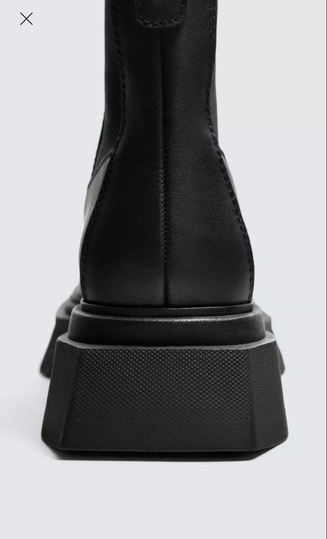 ZARA ボリュームチェルシーブーツ