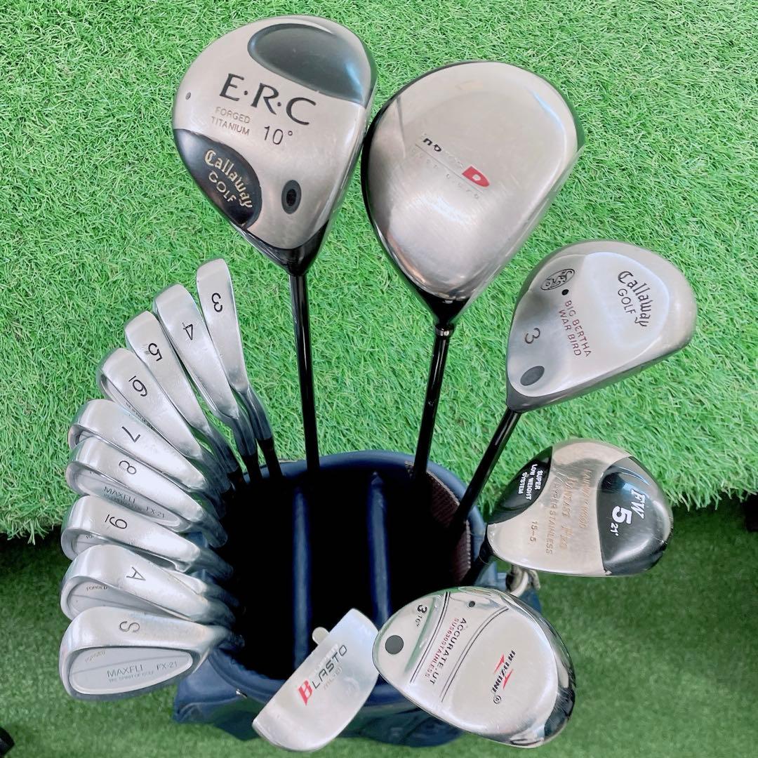 キャロウェイ　イーアールシー　ゴルフクラブ　メンズセット　初心者　N2106