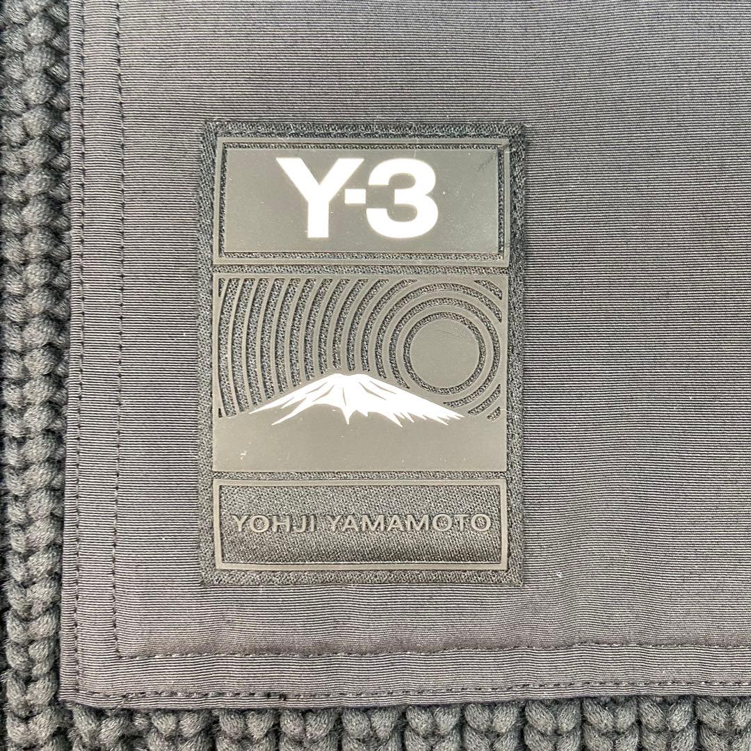 ✨Y-3 adidas ジッパーポケット付き コットン マフラー 黒