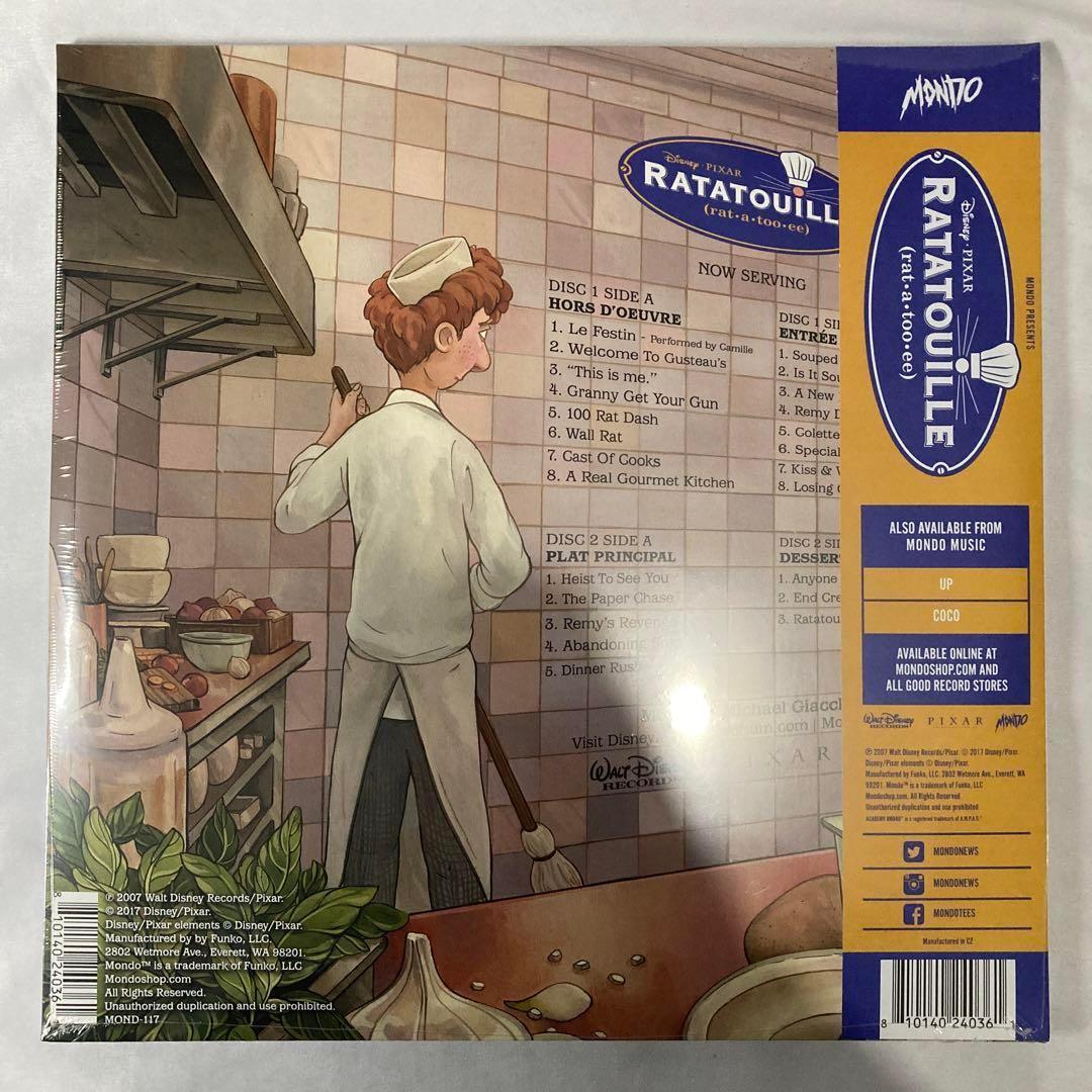 完売　入手困難　超プレミア 限定カラー盤　レミーのおいしいレストラン　ost