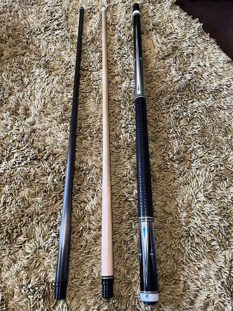 EXCEEDキュー EXC-101Tw＋シャフト2本