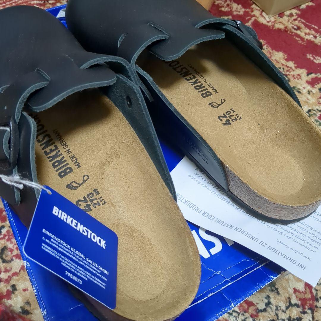 BIRKENSTOCK Boston BS ブラック 42 ボストン 27cm