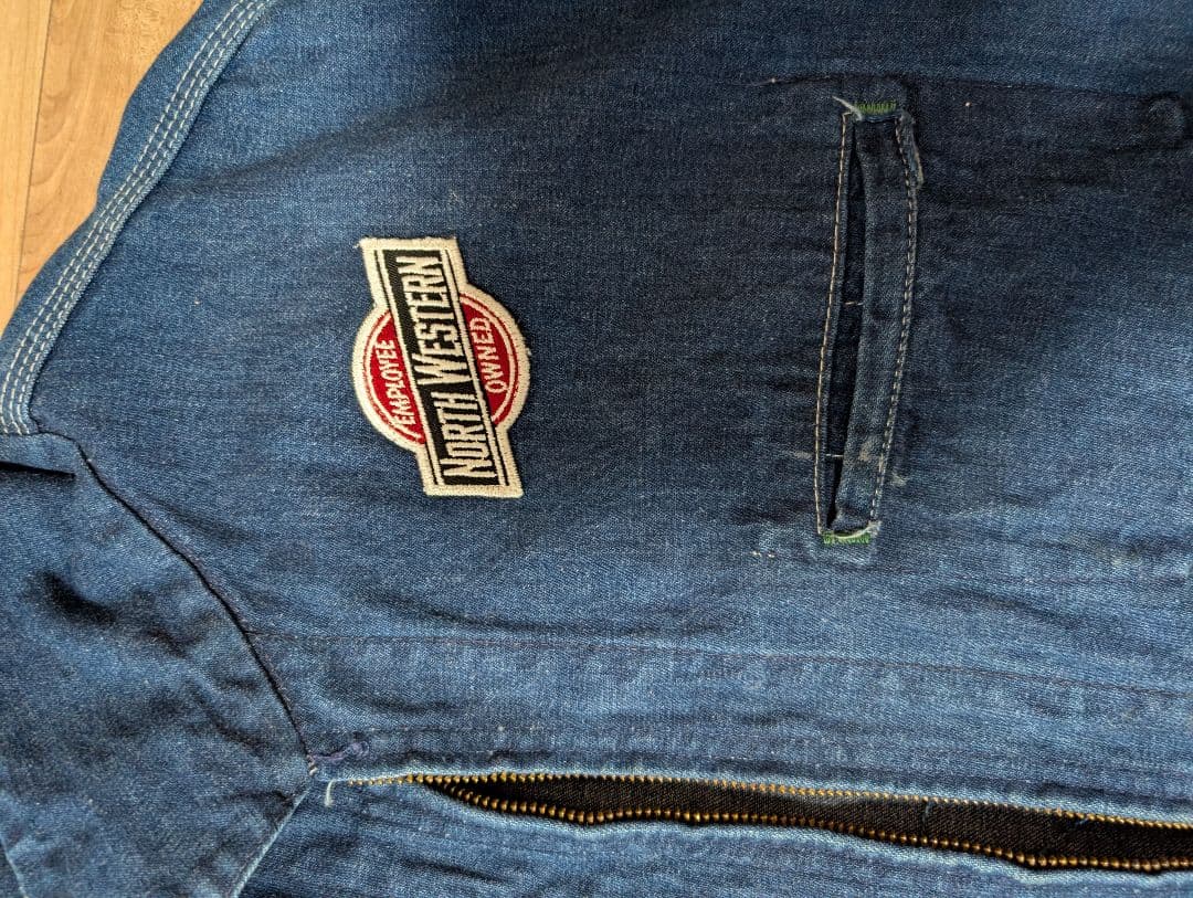 70s oshkosh　デニムワークジャケット　ヴィンテージ usa製