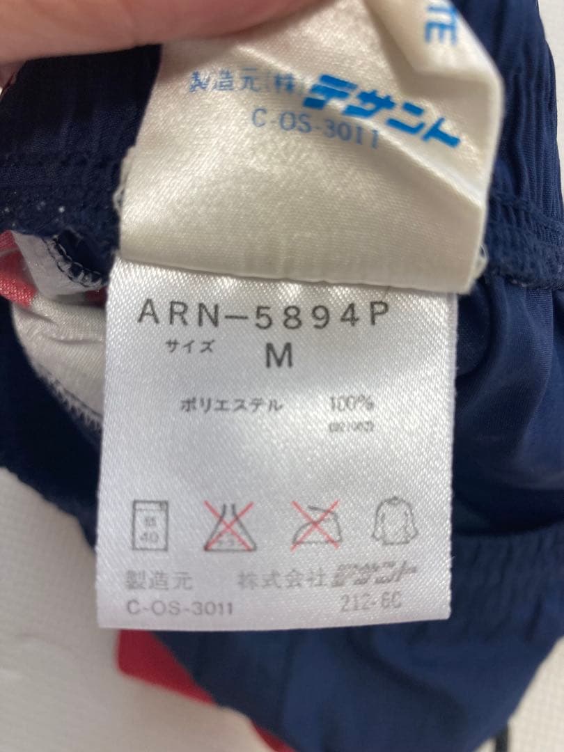 arena ネイビー/レッド スポーツ用水着ショートパンツ