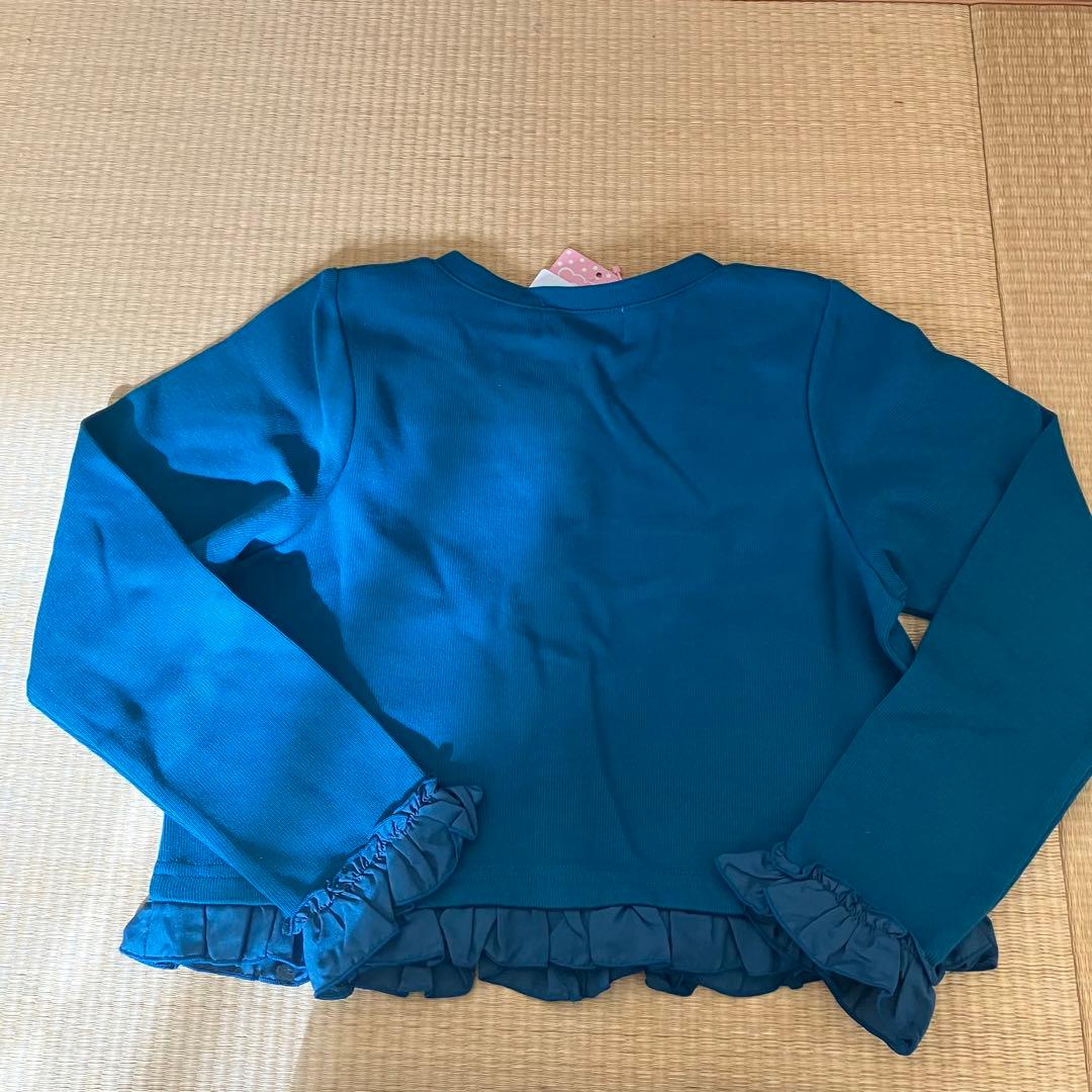 タグ付き　カーディガン　スカート　セット　130 りす　りんご