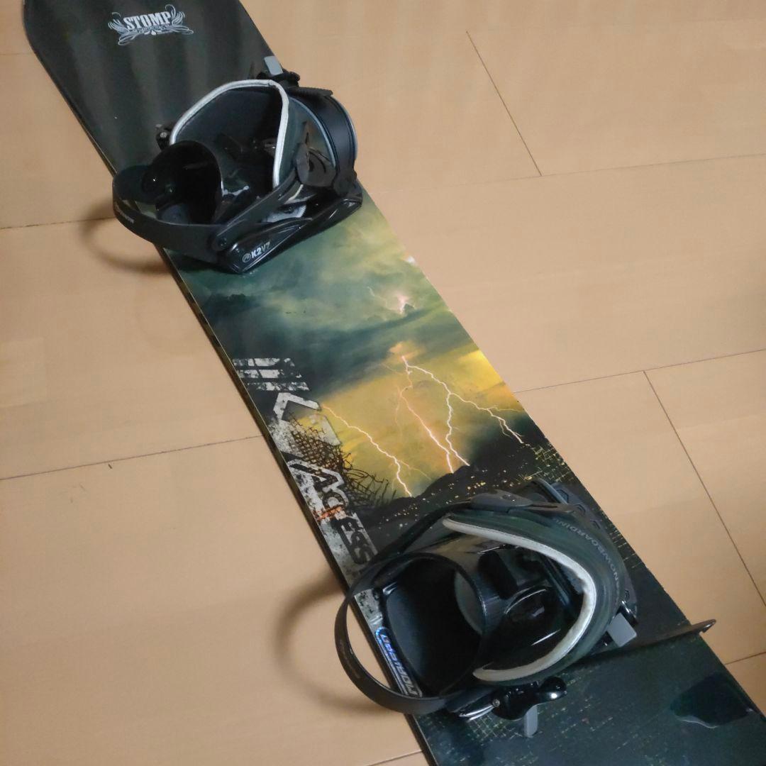 K2 スノーボード バインディング ケース3点セット 約153cm