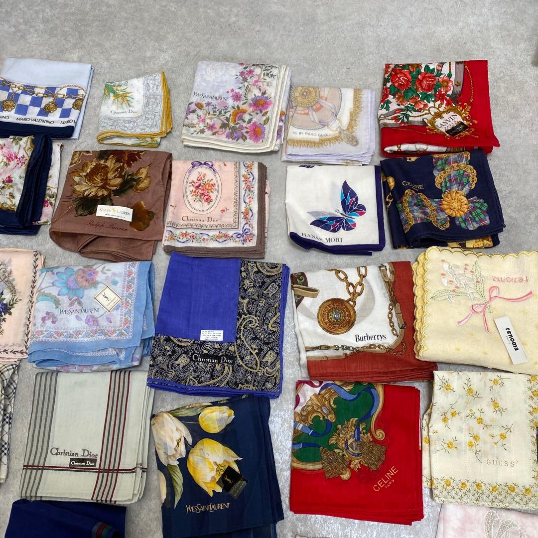BURBERRY イヴサンローラン ラルフローレン ハンカチ セット 大量