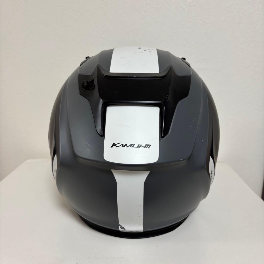OGK カブト カムイ3 ジェーエム フルフェイス　フラットブラックホワイト