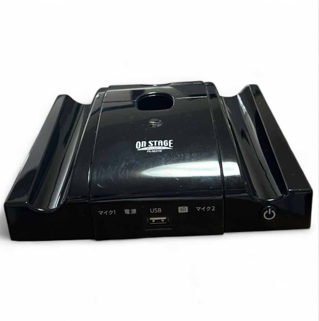 ON STAGE パーソナルカラオケPK-NE01W オン・ステージ　マイク2本