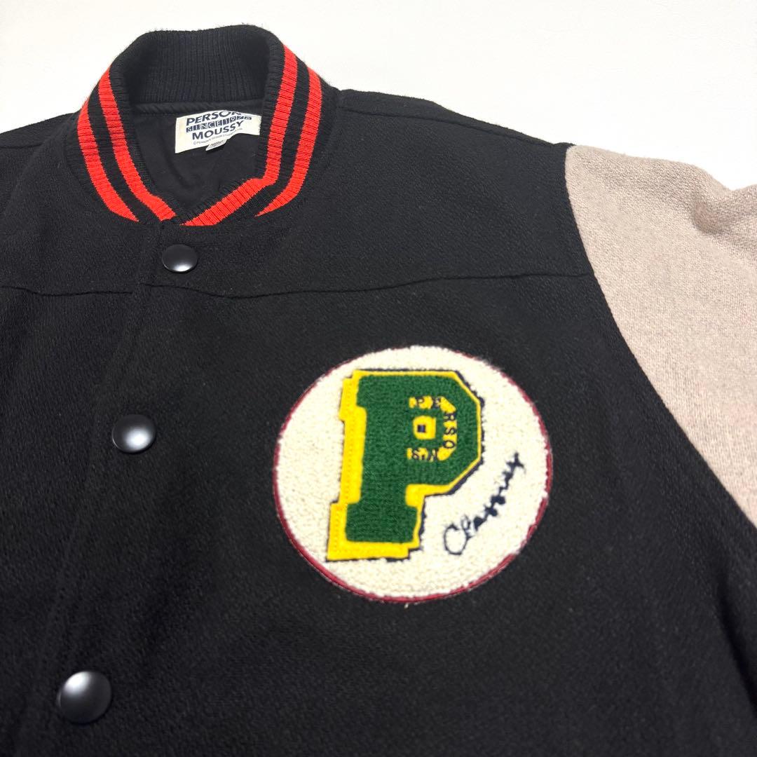 美品♡PERSON'S MOUSSY スタジャン ブラック　パーソンズ　マウジー