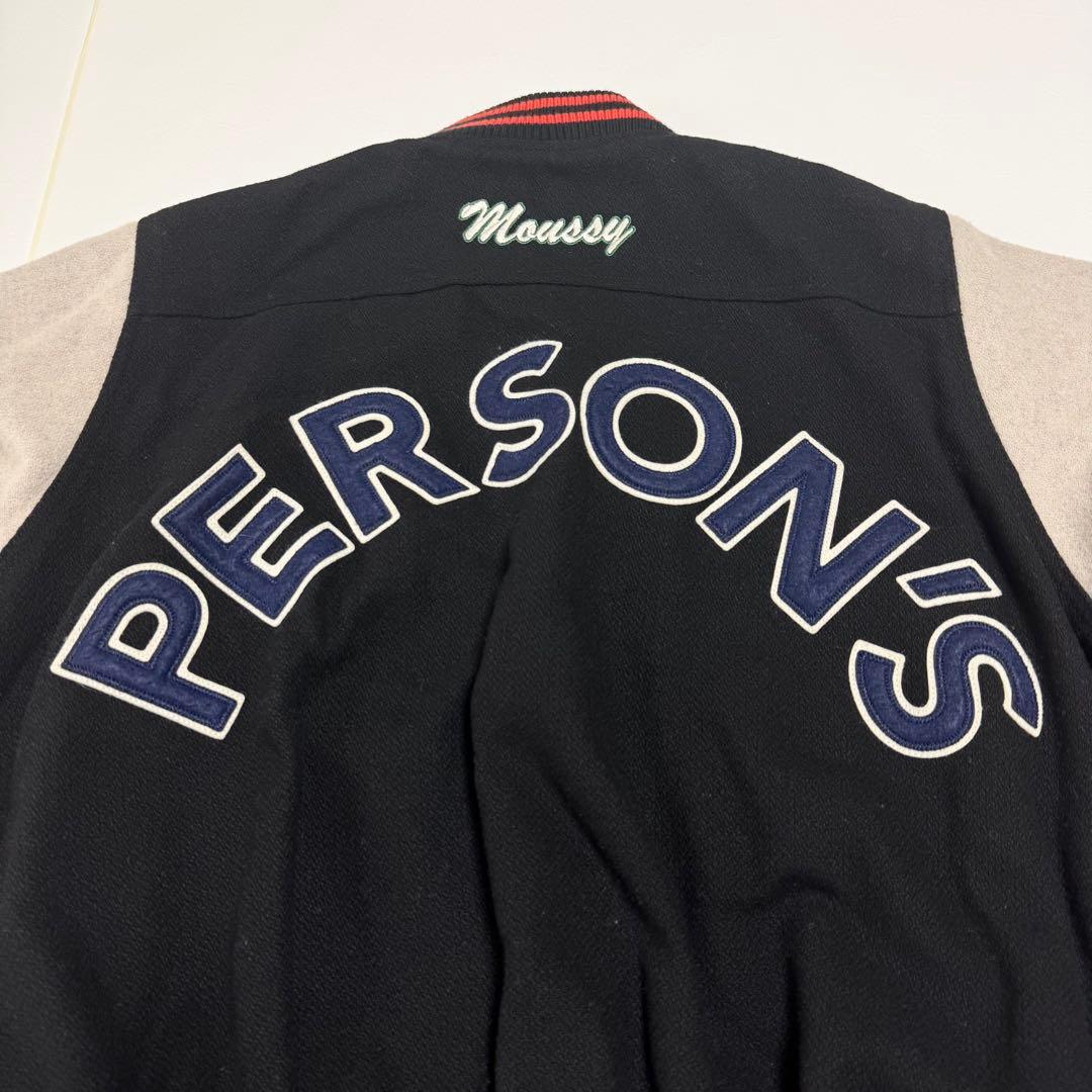 美品♡PERSON'S MOUSSY スタジャン ブラック　パーソンズ　マウジー