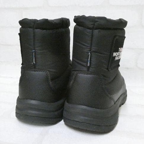 ザノースフェイス ヌプシ ブーティ ウォータープルーフ ロゴショート 25cm黒