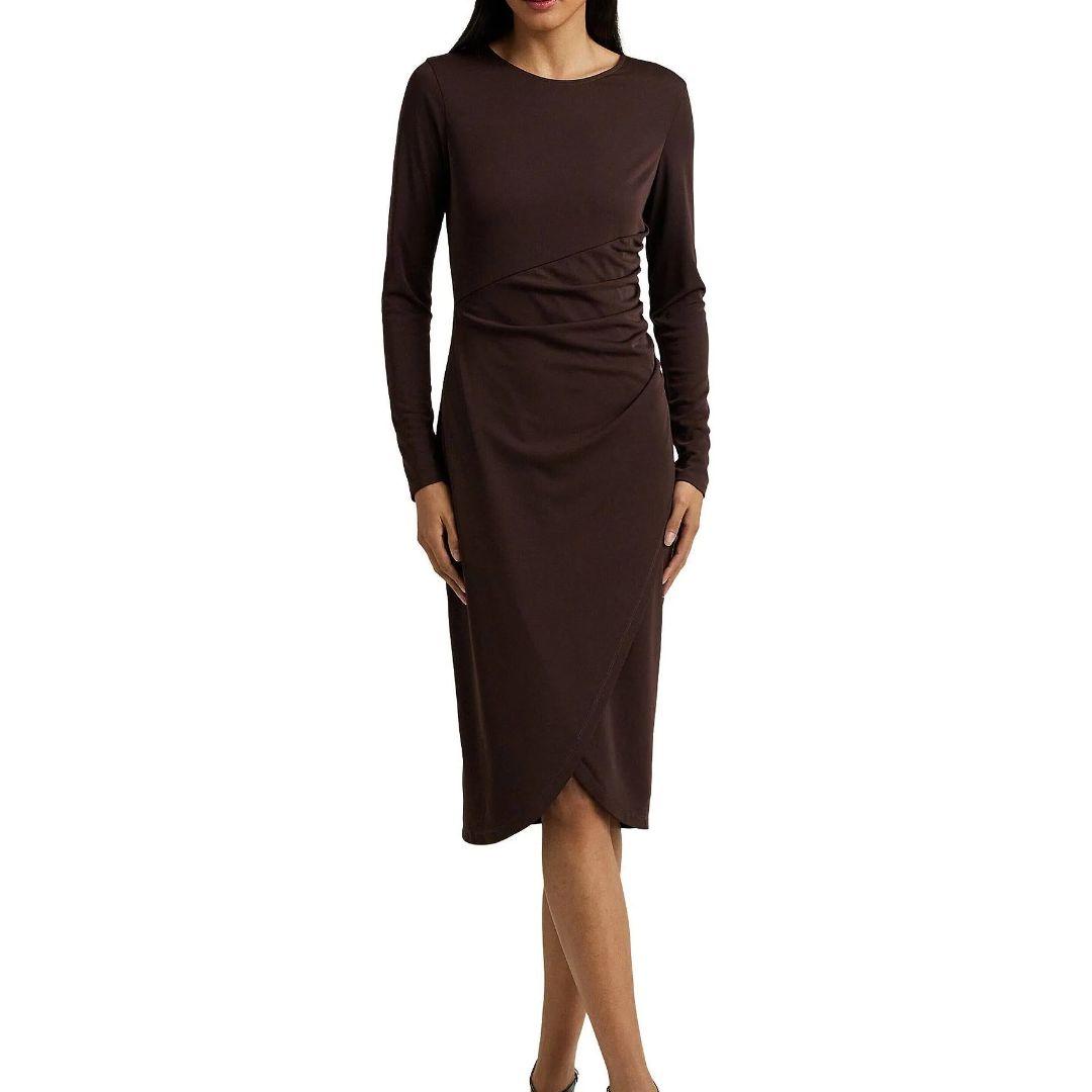 23SS 新品 ローレンラルフローレン ストレッチジャージー ワンピース 4