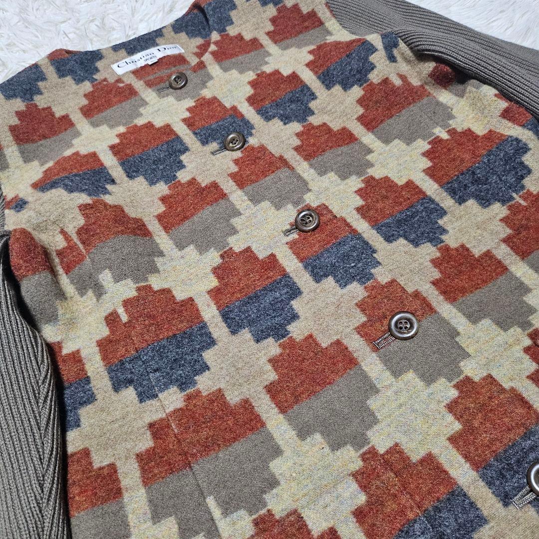 専用 Christian Dior ノーカラージャケット ヴィンテージ L