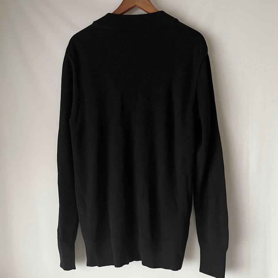 Y-3 ブラック ニット ジップアップジャージ ロング丈 未使用