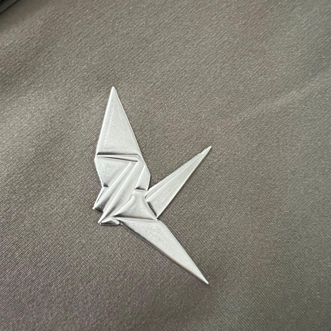 1piu1uguale3GOLF ロゴライン ポロシャツ　長袖　カーキ　メンズ