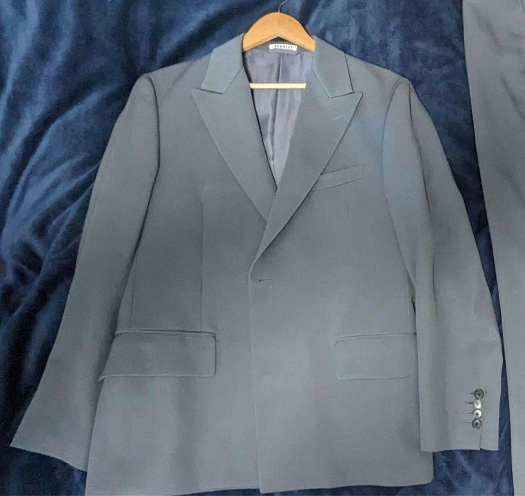 light wool max gabardine jacket セットアップ