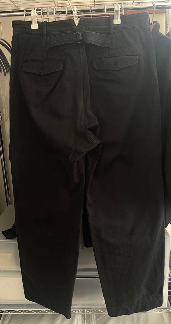 【定価以下】 ulterior 備前1号ツイル ミリタリーワイドトラウザーズ